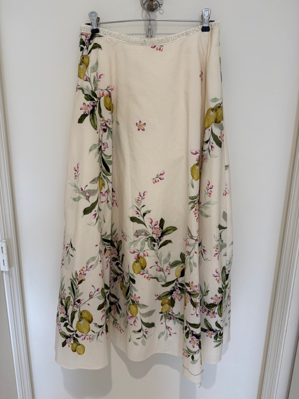 Giambattista Valli lemon print skirt